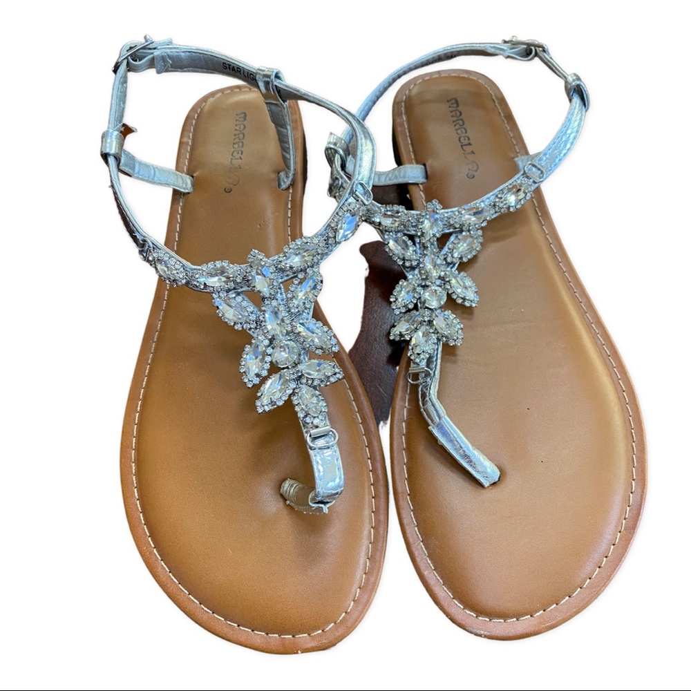 Embellished and Sparkling Dress Sandals